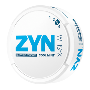 ZYN X-slim Cool Mint - White Pouch swedish snus online