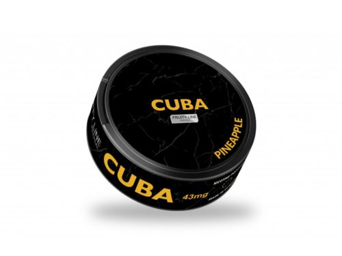 Cuba Black Fruity Line Pineapple - White Pouch swedish snus online