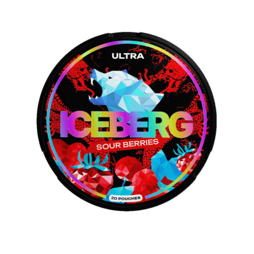Iceberg Sour Berries 50mg/g Available on - White Pouch.co.uk