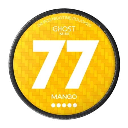 77 Ghost mango 20mg nicotine pouches snus bar gr